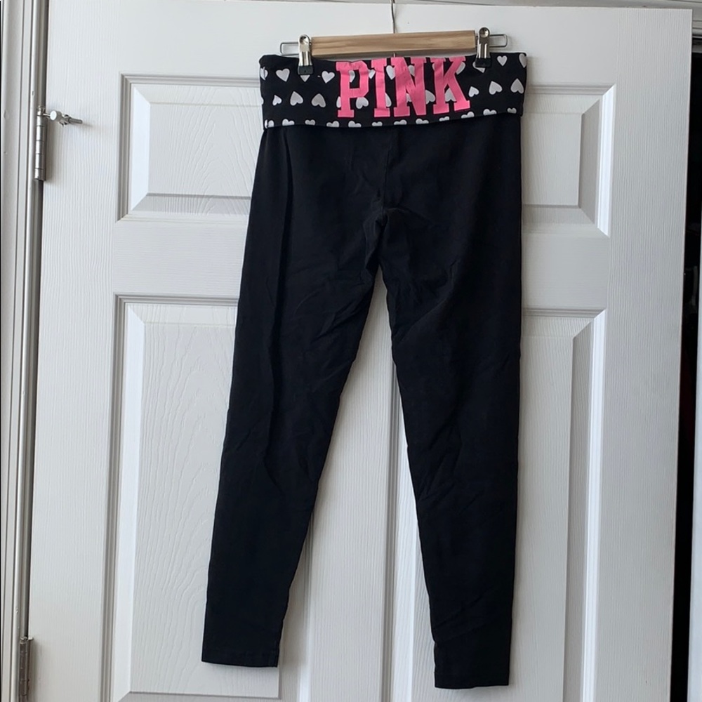 PINK heart leggings
